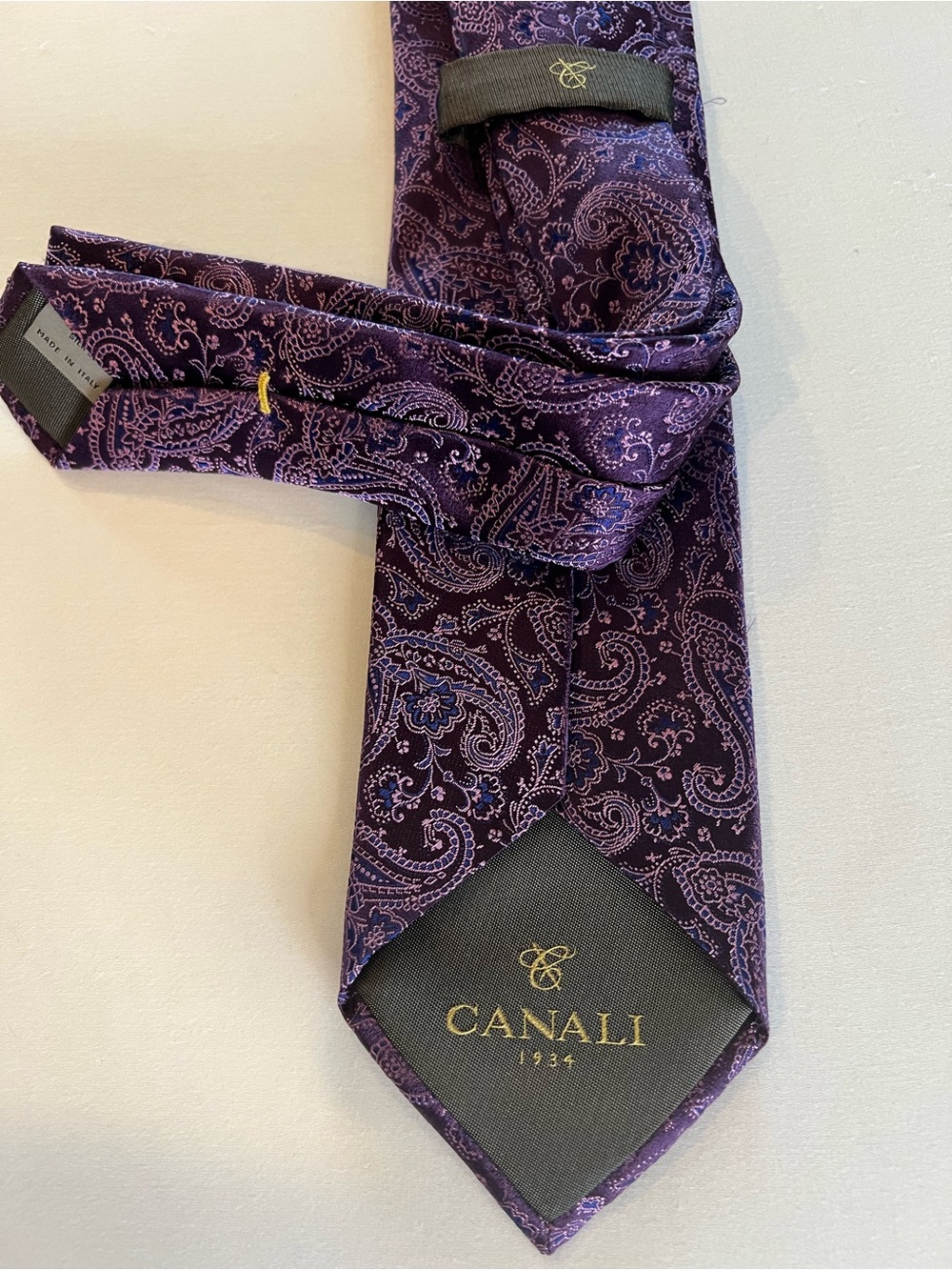 Men’s Canali Luxury Designer Tie